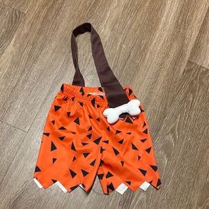 Orange and Black flinstone